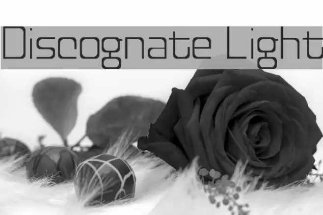 Discognate Light Caratteri examples