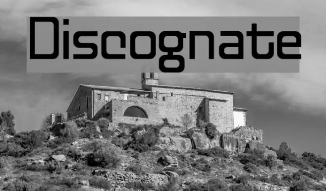 Discognate Schriftart examples