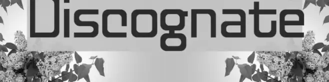 Discognate Schriftart examples