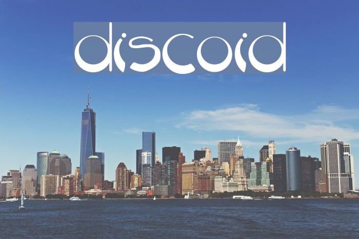 Discoid Font examples