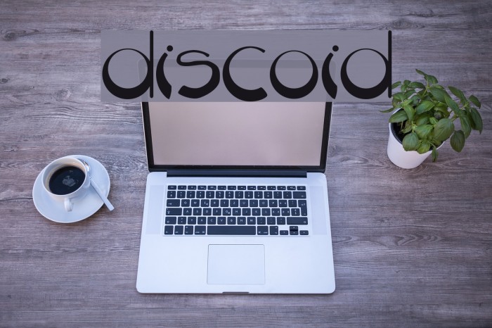Discoid Font examples