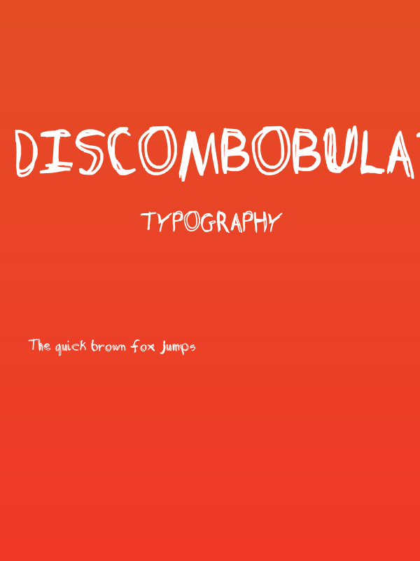 Discombobulated Sketchancholy Poster