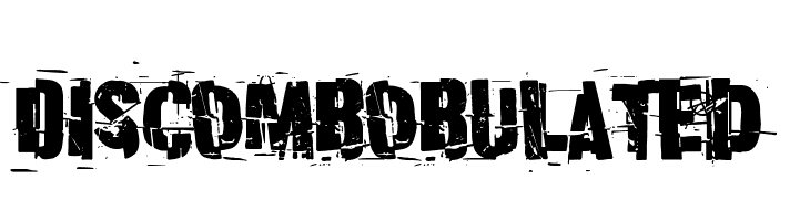 Discombobulated  免费字体下载