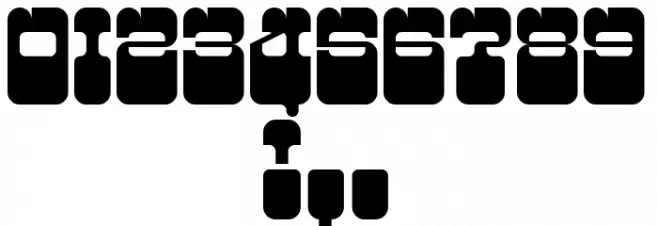 Discomobile 1972 Mid Font Alte caractere