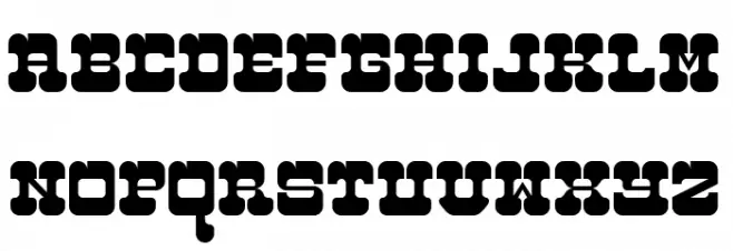 Discomobile 1972 Regular Font Litere mari