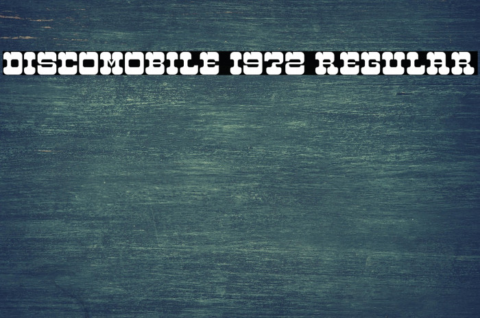 Discomobile 1972 Regular Example 1