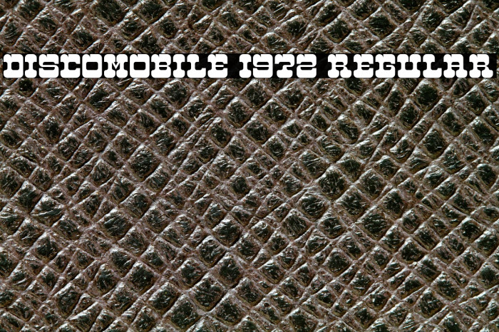 Discomobile 1972 Regular Example 3