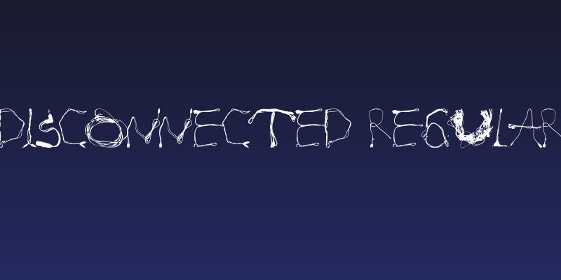 Disconnected Regular Social Header