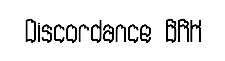 Discordance BRK  Descarca Fonturi Gratis