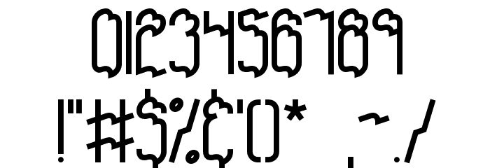 Discordance BRK フォント その他の文字