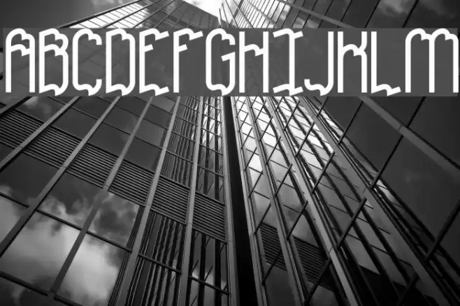 Discordance BRK Font examples