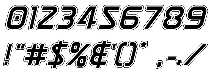 Discotechia Academy Font OTHER CHARS