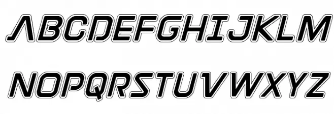 Discotechia Academy Schriftart Groß