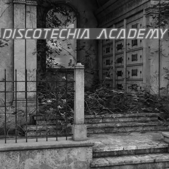 Discotechia Academy Font examples