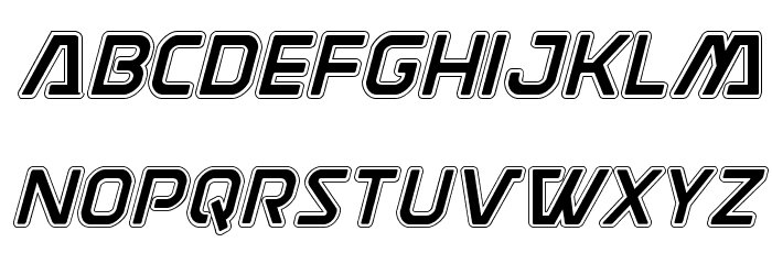 Discotechia Academy Font LOWERCASE