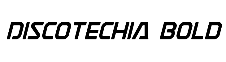 Discotechia Bold  font caratteri gratis