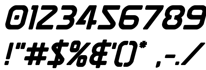 Discotechia Bold Font OTHER CHARS