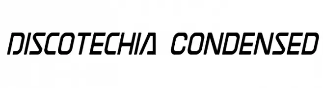 Discotechia Condensed  baixar fontes gratis