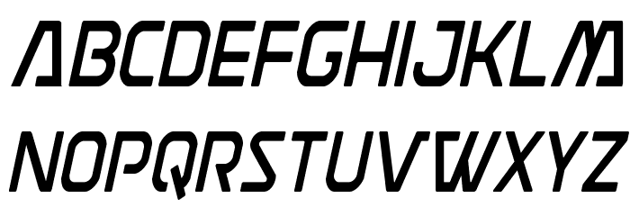 Discotechia Condensed Font LOWERCASE