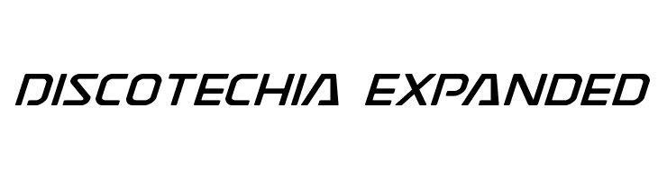 Discotechia Expanded Font