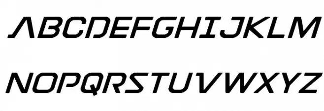 Discotechia Expanded Schriftart Groß