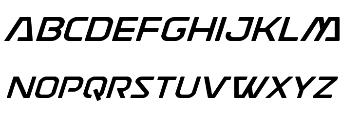 Discotechia Expanded Font LOWERCASE
