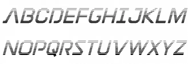 Discotechia Gradient Шрифта ВЕРХНИЙ