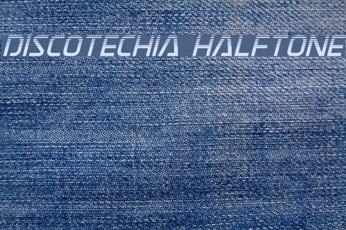 Discotechia Halftone Font examples