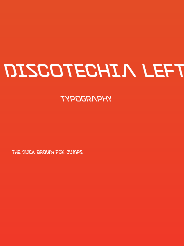 Discotechia Leftalic Poster