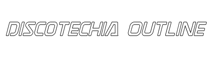 Discotechia Outline  Fuentes Gratis Descargar
