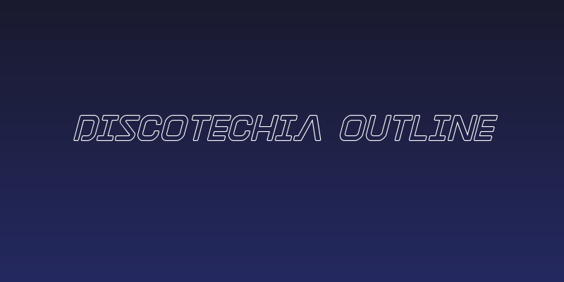 Discotechia Outline Social Header
