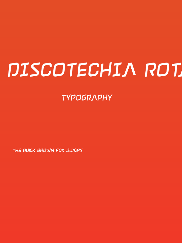 Discotechia Rotated Poster