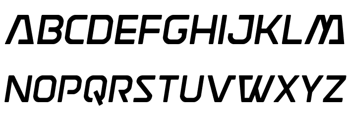 Discotechia Semi-Italic Font Litere mici
