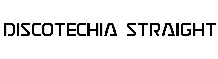 Discotechia Straight Font