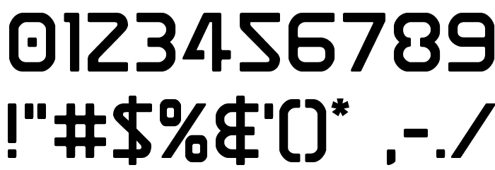 Discotechia Straight Font OTHER CHARS