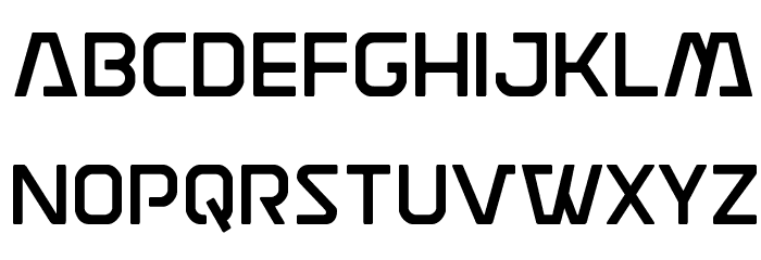 Discotechia Straight Font LOWERCASE