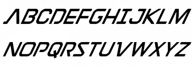 Discotechia Super-Italic Font Litere mari