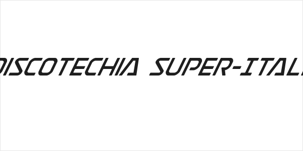 Discotechia Super-Italic Logo