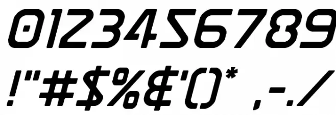 Discotechia Font OTHER CHARS