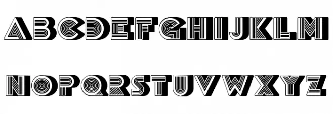 Discoteque Regular Шрифта ВЕРХНИЙ