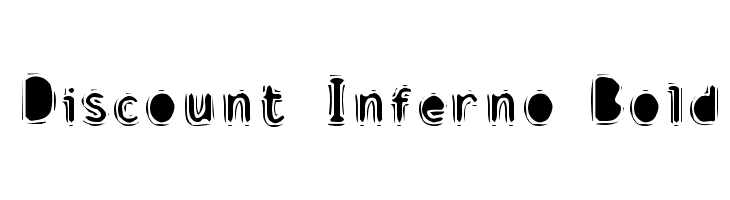 Discount Inferno Bold  免费字体下载