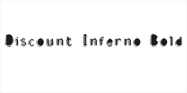 Discount Inferno Bold Logo