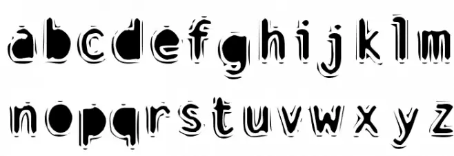 Discount Inferno Bold Font LOWERCASE