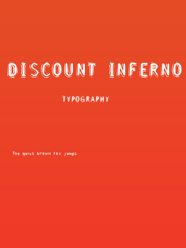 Discount Inferno Poster
