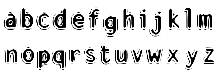 Discount Inferno Font LOWERCASE