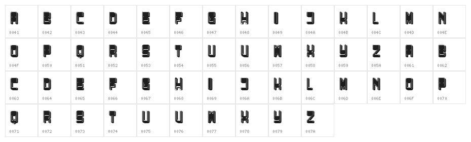 Discounted Regular Character Map