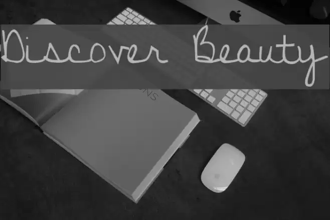 Discover Beauty Font examples