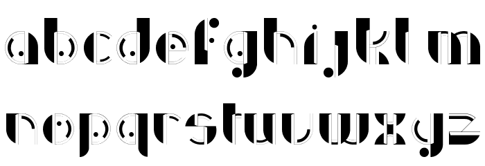 Discoverie Font LOWERCASE