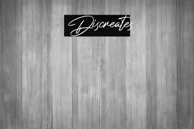 Discreates Font examples