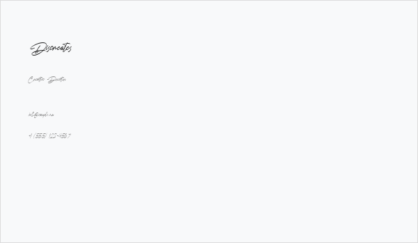 Discreates Business Card